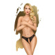 Трусики-тонг Penthouse Naughty Valentine Black M/L