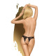 Трусики-тонг Penthouse Naughty Valentine Black M/L