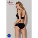 Трусики с широкой резинкой и кружевом Passion PS001 PANTIES XL, black
