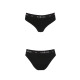 Трусики-слипы из хлопка с эластаном Passion PS004 PANTIES S, black