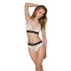 Трусики с широкой резинкой и кружевом Passion PS001 PANTIES XL, ecru