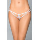 Женские стринги SoftLine G-String 2477 Белые S/M/L