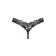 Трусики Obsessive Donna Dream thong чорні XS/S