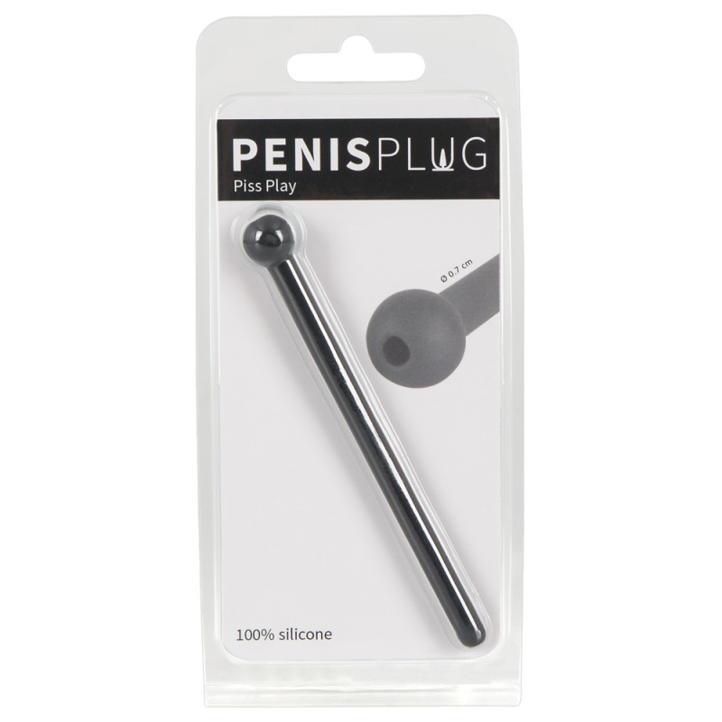 Уретральный стимулятор You2Toys Penis Plug Piss Play You2Toys Черный 7 мм