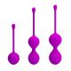 Вагінальні кульки Pretty Love Kegel Balls Set Pink, 3 шт.