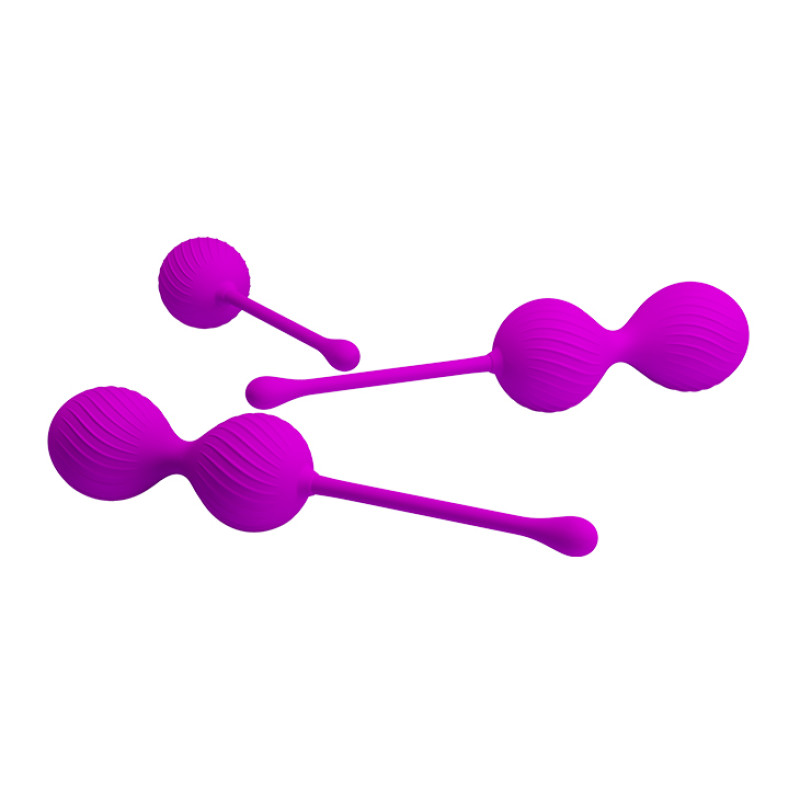 Вагінальні кульки Pretty Love Kegel Balls Set Pink, 3 шт.