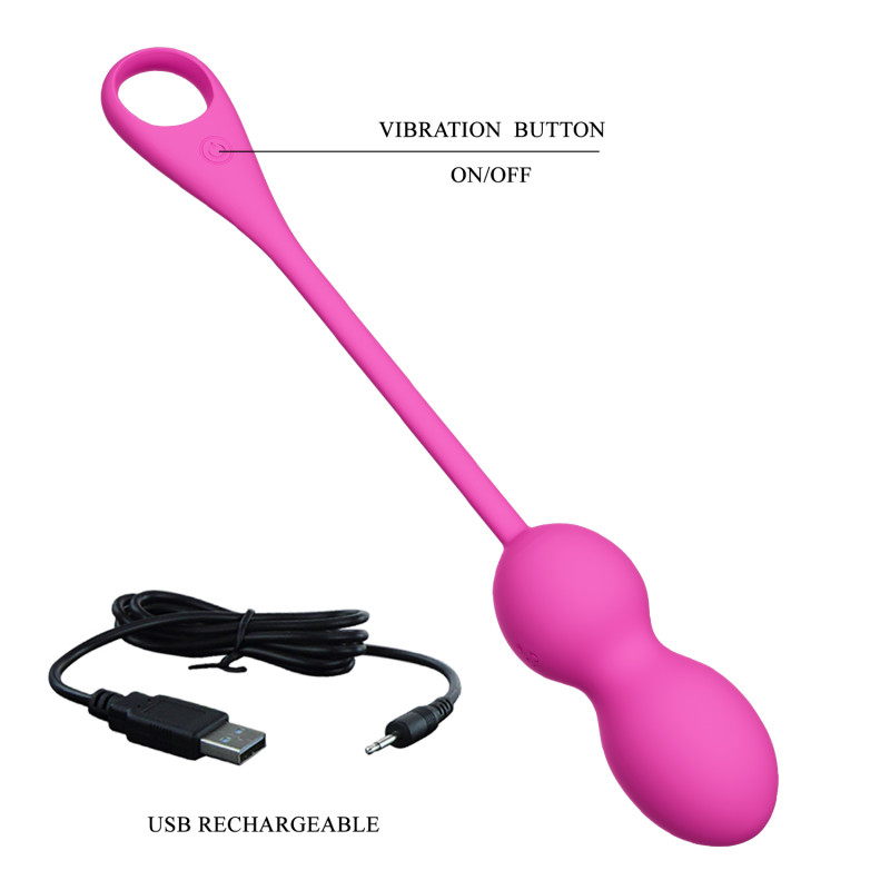 Віброкульки Pretty Love Elvira Vibrating Egg Pink (App)