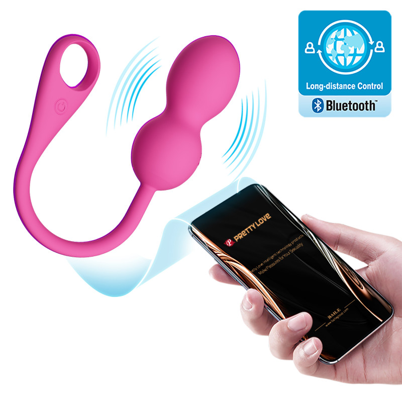 Віброкульки Pretty Love Elvira Vibrating Egg Pink (App)