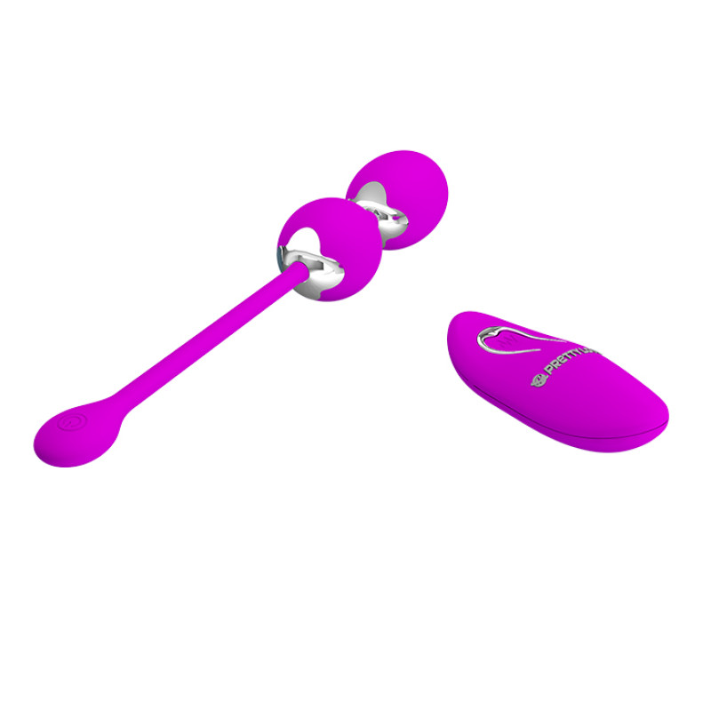 Вагінальні віброкульки Pretty Love Willie Vibrating Kegel Balls Purple