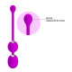Вагінальні віброкульки Pretty Love Willie Vibrating Kegel Balls Purple