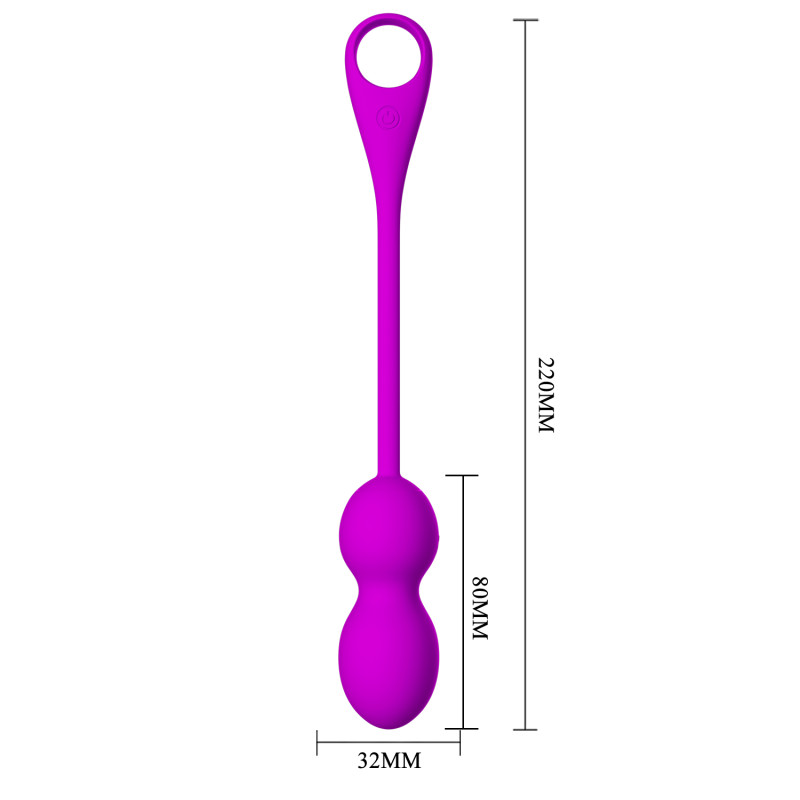 Віброкульки Pretty Love Elvira Vibrating Egg Purple (App)