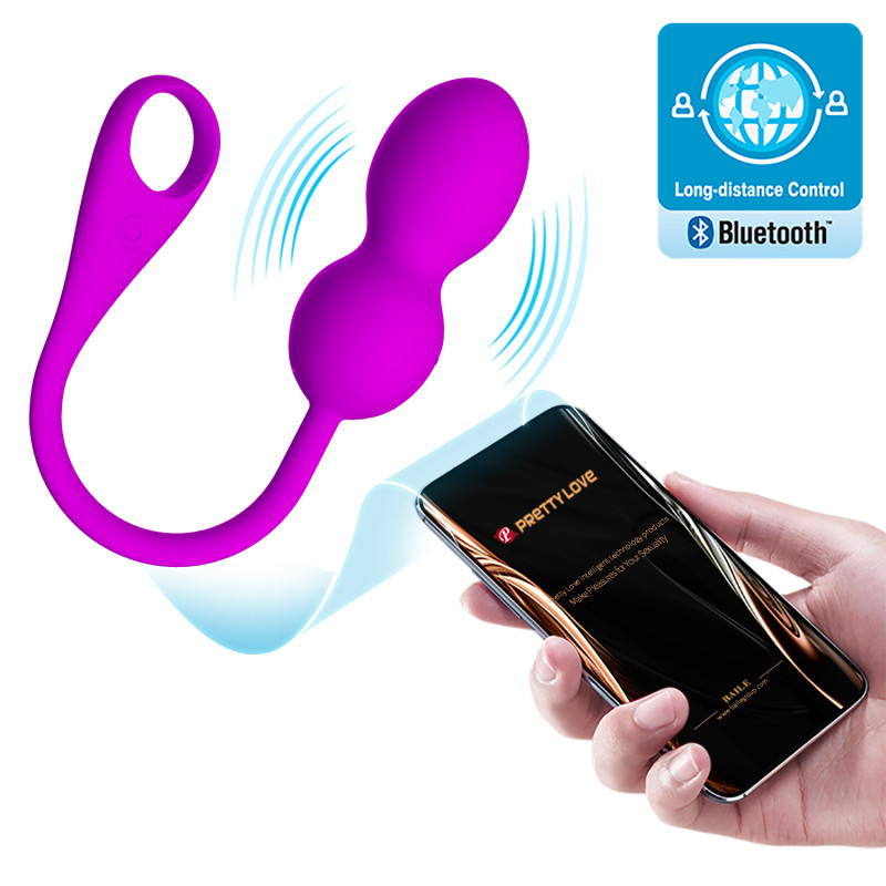 Віброкульки Pretty Love Elvira Vibrating Egg Purple (App)