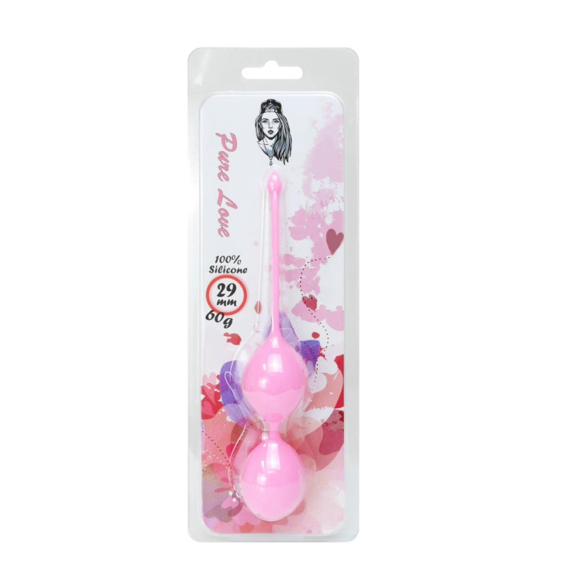 Вагинальные шарики B - Series Femme Kegel Balls 29 мм, 60 гр Pink