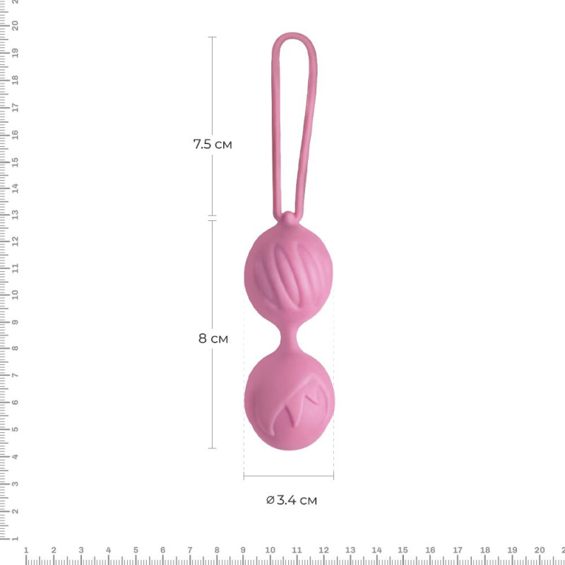Вагинальные шарики Adrien Lastic Geisha Lastic Balls Mini Розовые S