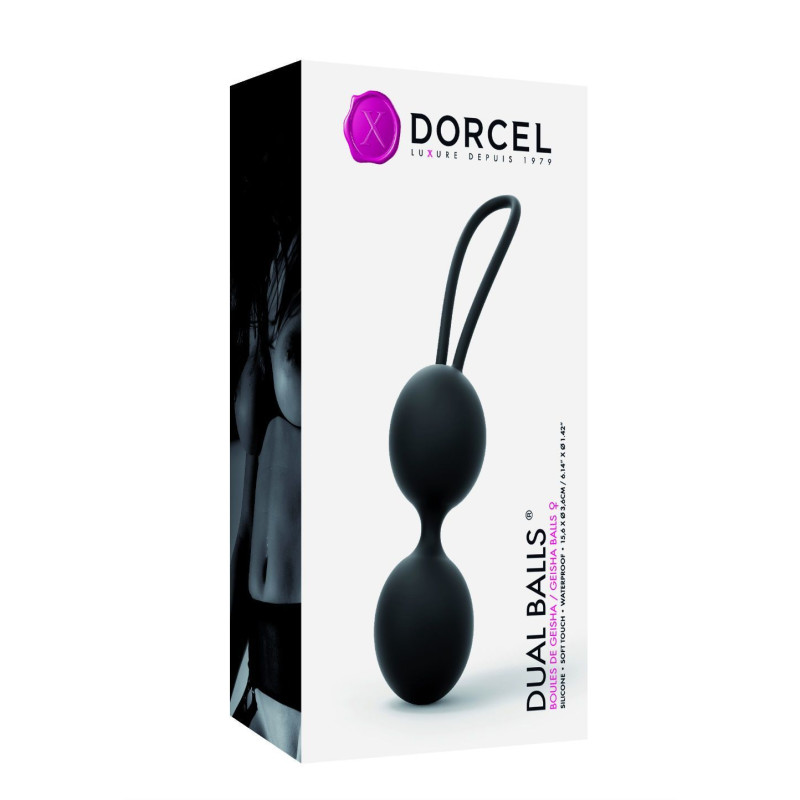 Вагінальні кульки Dorcel Dual Balls Чорні