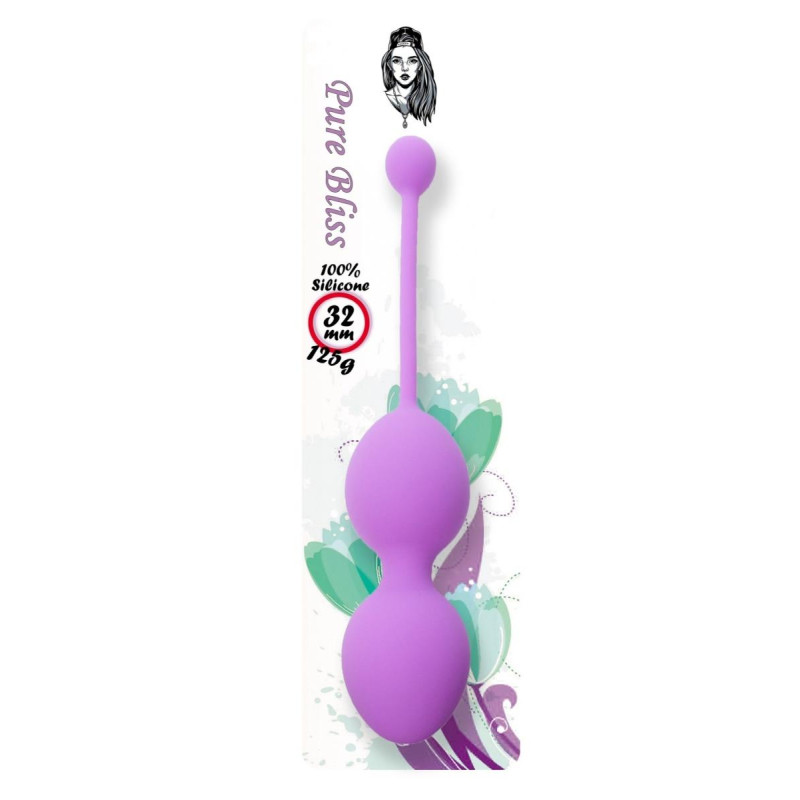 Вагинальные шарики B - Series Femme Kegel Balls 32 мм, 125 гр Purple