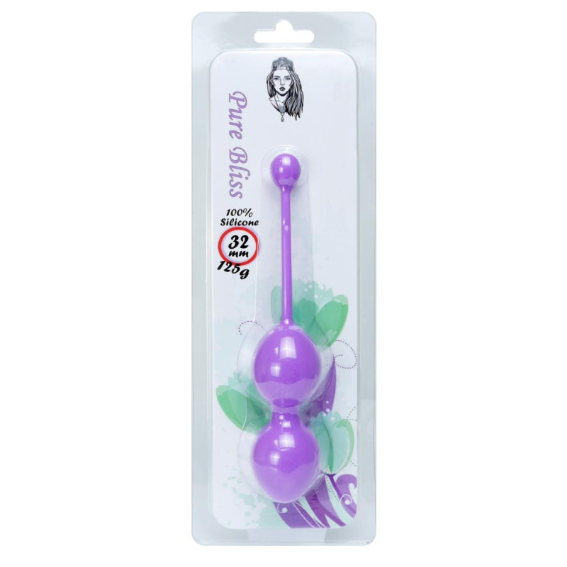 Вагинальные шарики B - Series Femme Kegel Balls 32 мм, 125 гр Purple