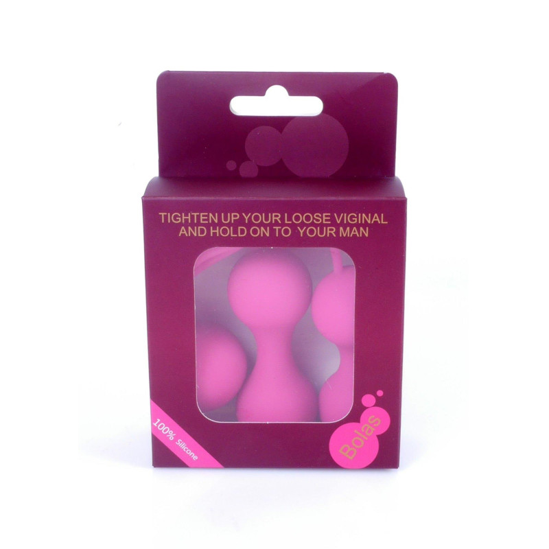 Набір вагінальних кульок B - Series HeavyFun Silicone Kegal Balls Set Pink