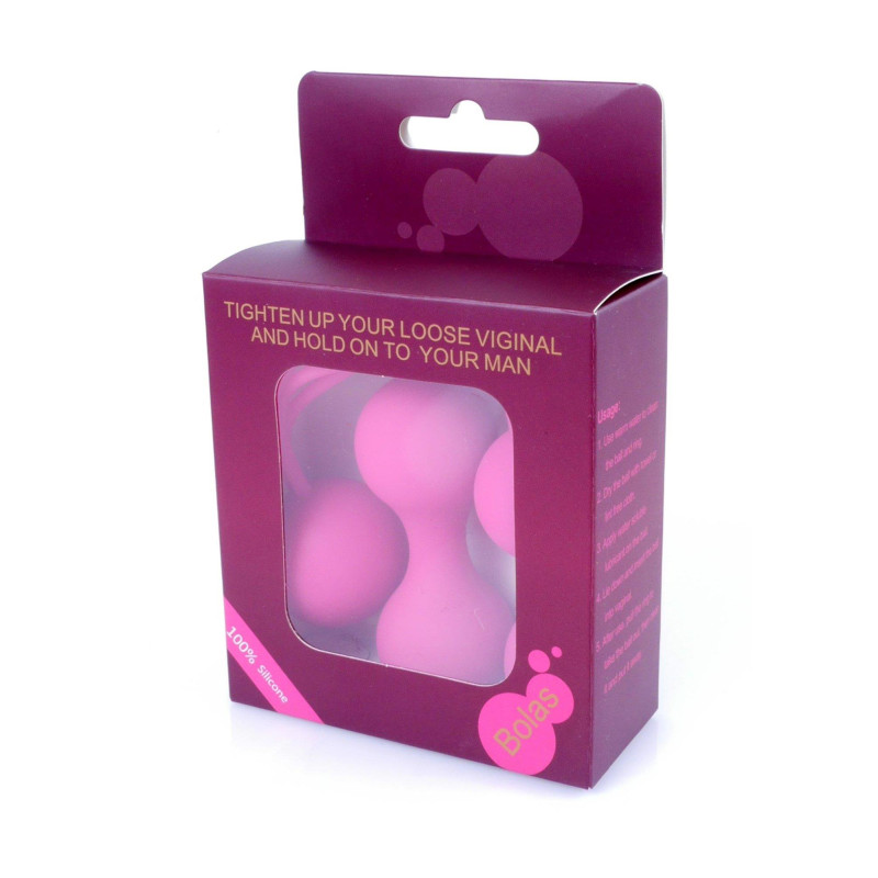 Набір вагінальних кульок B - Series HeavyFun Silicone Kegal Balls Set Pink