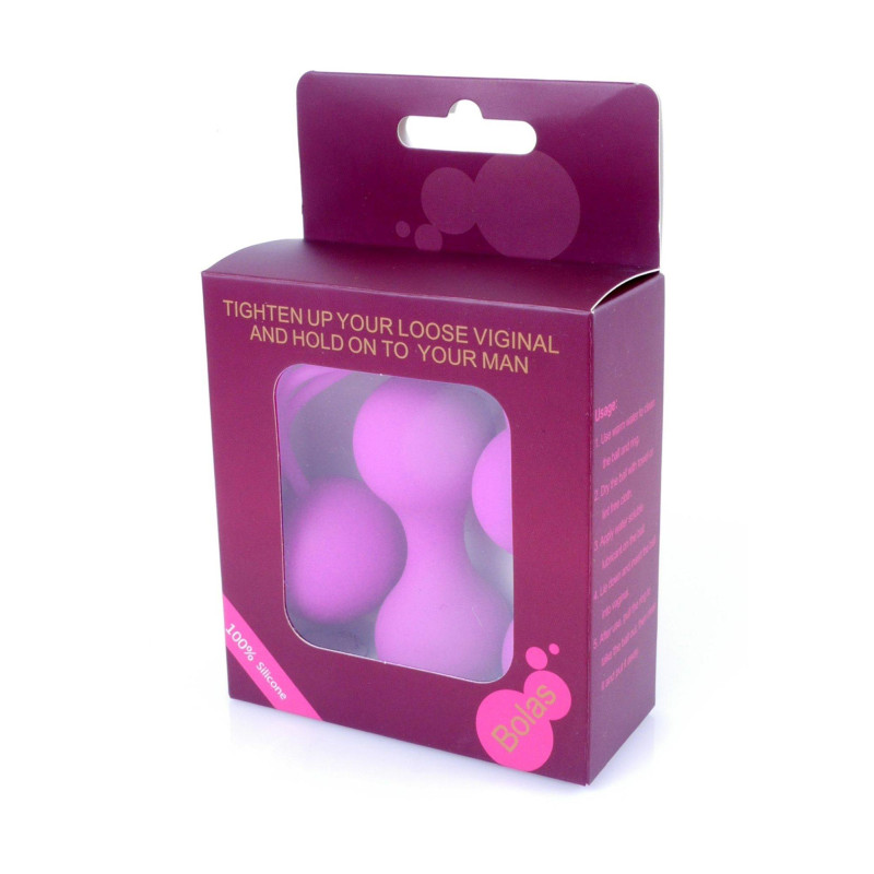 Набір вагінальних кульок B - Series HeavyFun Silicone Kegal Balls Set Purple
