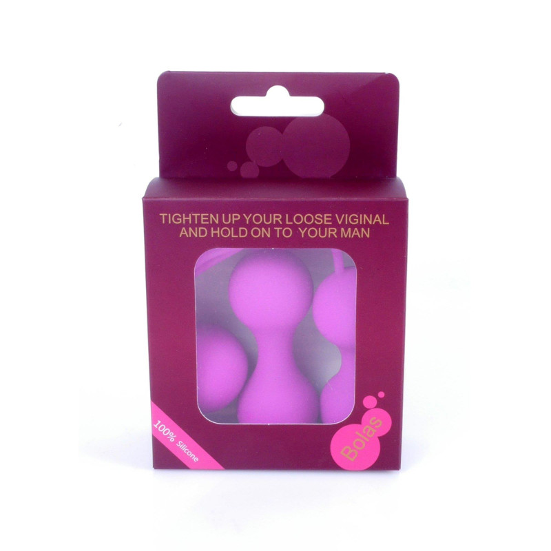 Набір вагінальних кульок B - Series HeavyFun Silicone Kegal Balls Set Purple