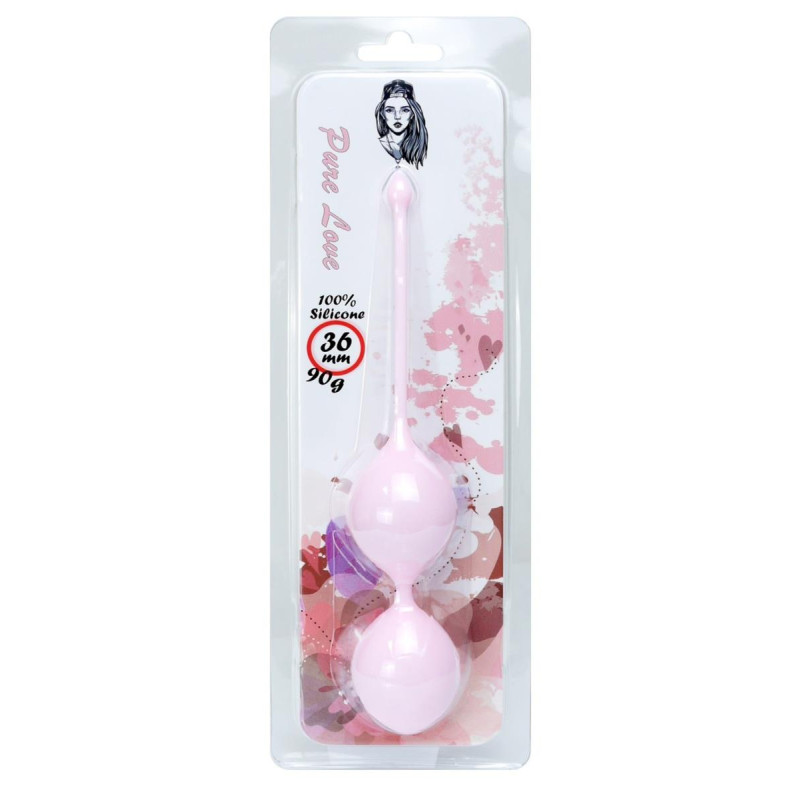 Вагінальні кульки B - Series Femme Kegel Balls 36 мм, 90 гр Flesh