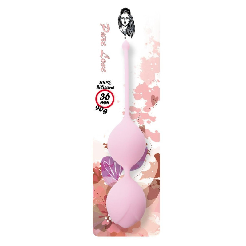 Вагінальні кульки B - Series Femme Kegel Balls 36 мм, 90 гр Flesh