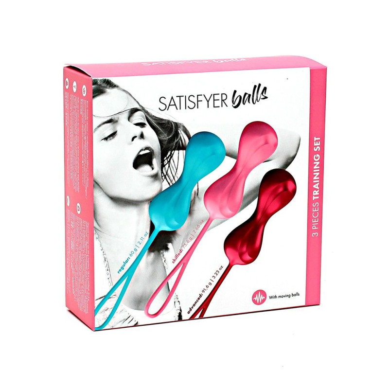 Вагінальні кульки Satisfyer balls C02 double 3 шт