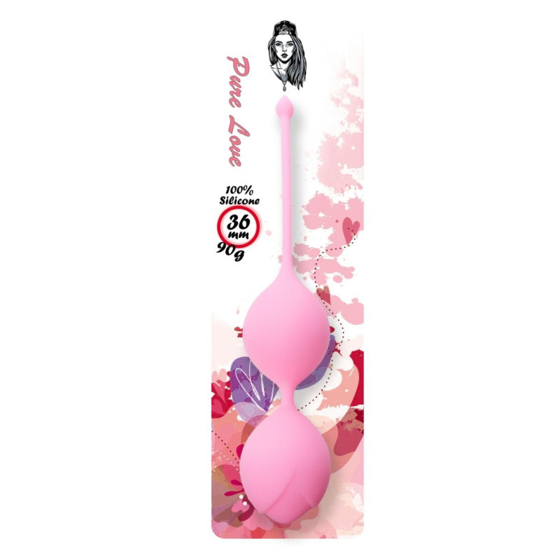 Вагінальні кульки B - Series Femme Kegel Balls 36 мм, 90 гр Pink