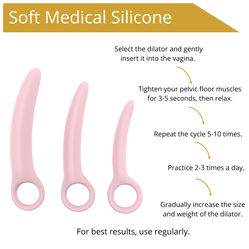Набір вагінальних розширювачів Erospace Sweet Play Pelvic Floor Muscles Training Set A13