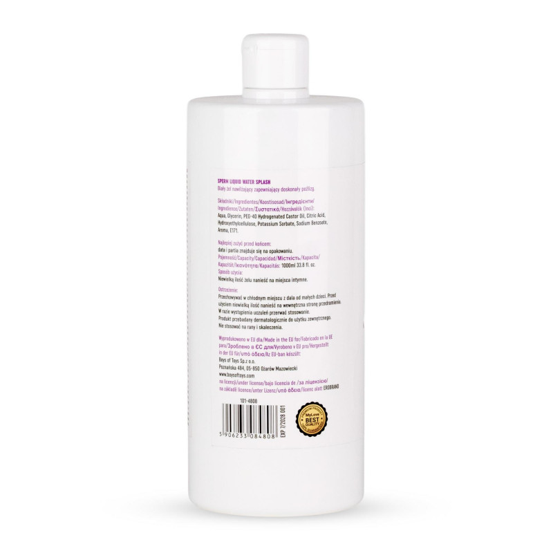 Лубрикант MyLove Sperm Liquid Water Splash, 1000 мл