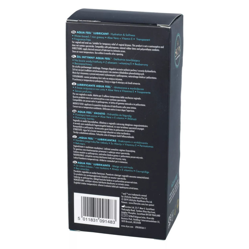 Лубрикант на водній основі SKYN Aqua Feel 80 мл
