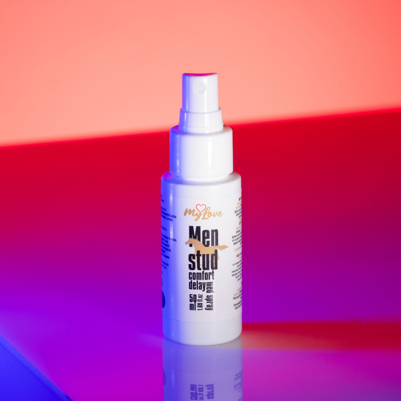 Пролонгирующий спрей-лубрикант для мужчин MyLove Men Stud Comfort Delay Med Spray, 50 мл