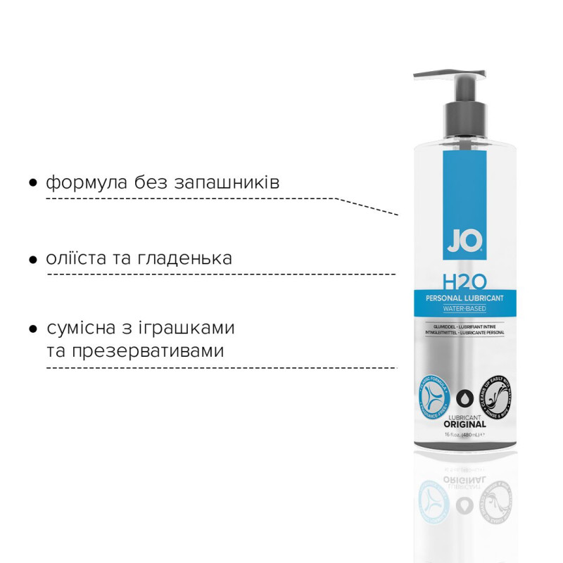 Лубрикант на водній основі System JO H2O ORIGINAL 480 мл