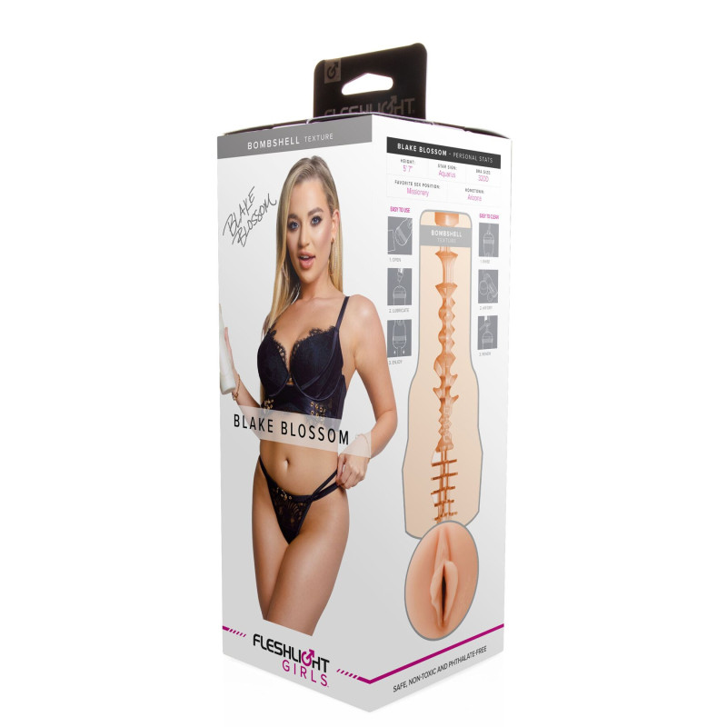 Мастурбатор Fleshlight Girls: Blake Blossom – Bombshell, зі зліпка вагіни, дуже ніжний