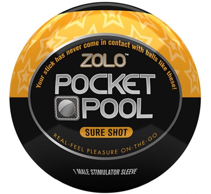 Мастурбатор Zolo Pocket Pool Sure shot