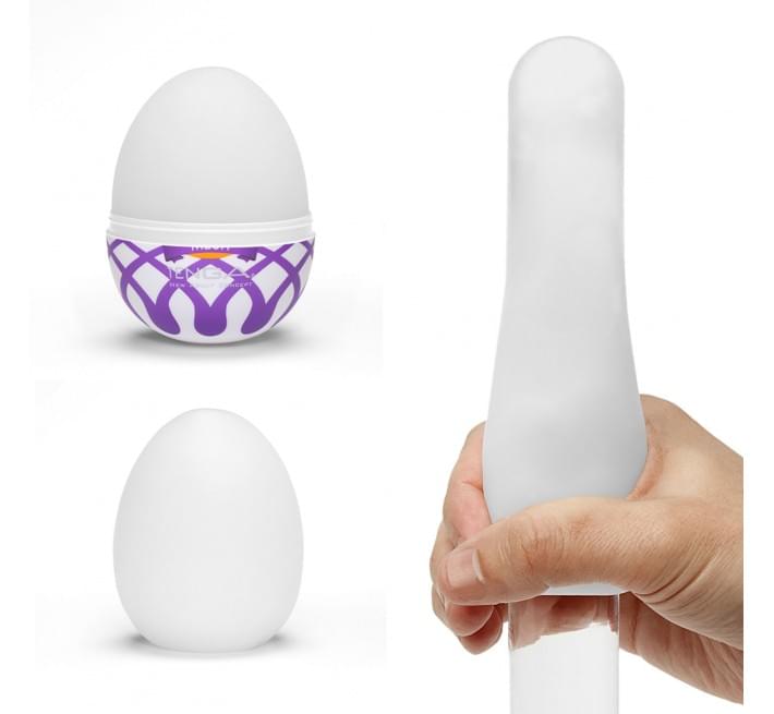 Мастурбатор-яйцо Tenga Egg Mesh с сетчатым рельефом