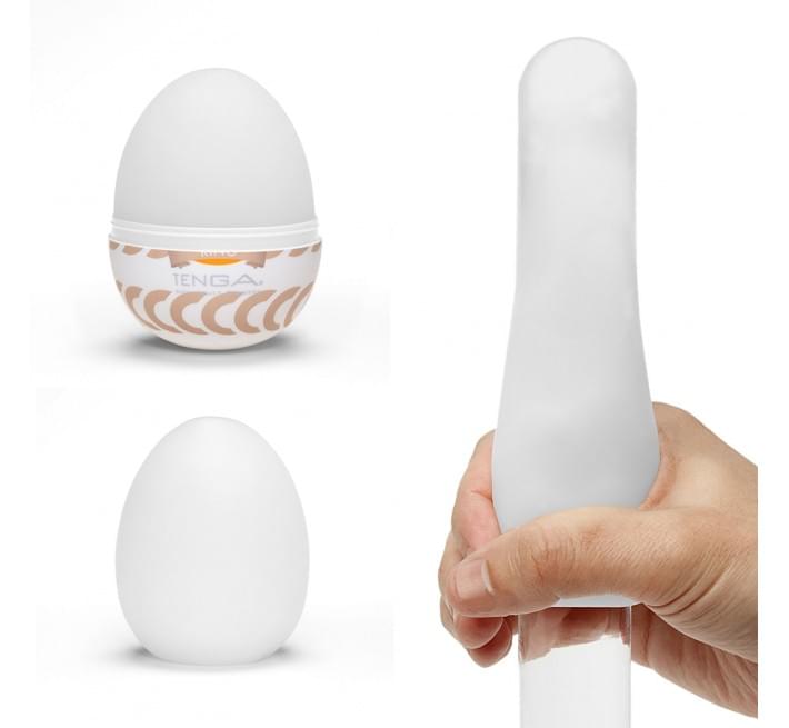 Мастурбатор-яйцо Tenga Egg Ring с ассиметричным рельефом