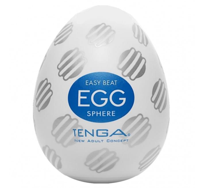 Мастурбатор-яйце Tenga Egg Sphere з багаторівневим рельєфом