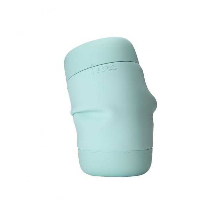 Мастурбатор TENGA PUFFY MINT GREEN, ультрамягкий материал, многоразовый, сквозной