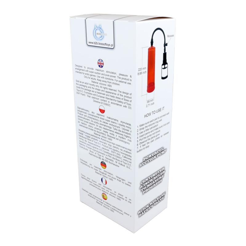 Вакуумная помпа B - Series Power Powerpump MAX Red