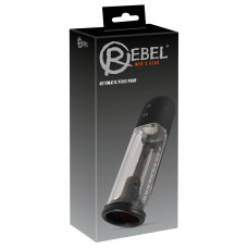 Чоловіча помпа Rebel Automatic Penis Pump Чорна/Прозора