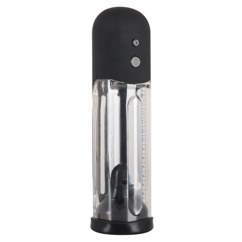 Мужская помпа Rebel Automatic Penis Pump Черная/Прозрачная