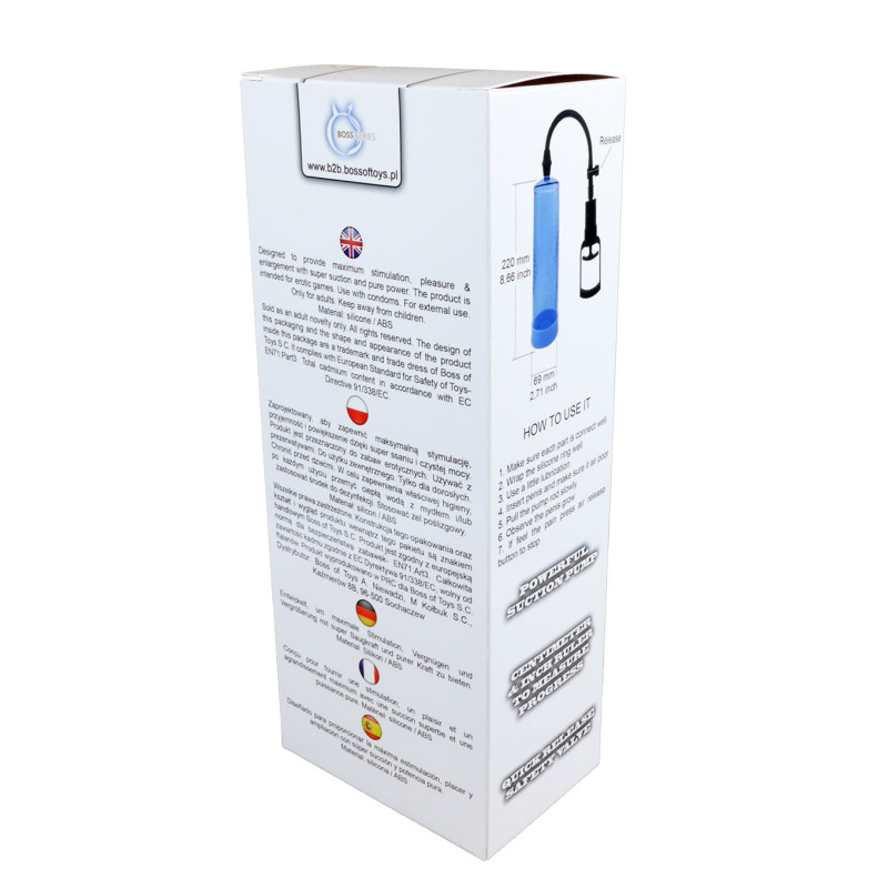 Вакуумная помпа B - Series Power Powerpump MAX Blue