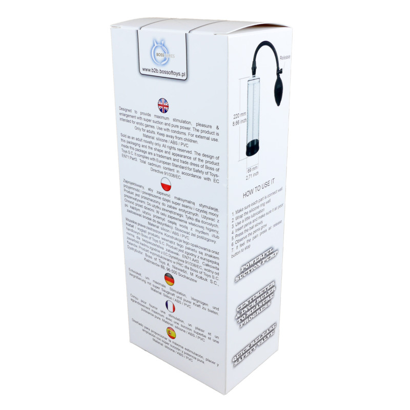 Вакуумная помпа B - Series Power Powerpump Black&Clear
