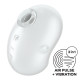 Вакуумний кліторальний стимулятор з вібрацією Satisfyer Cutie Ghost White