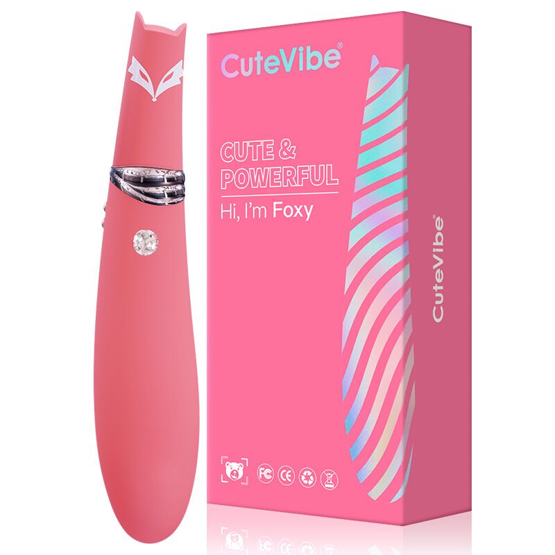 Вакуумний стимулятор з вібрацією CuteVibe Foxy Sakura