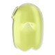Вакуумный клиторальный стимулятор с вибрацией Satisfyer Glowing Ghost Yellow, светящийся в темноте