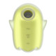 Вакуумный клиторальный стимулятор с вибрацией Satisfyer Glowing Ghost Yellow, светящийся в темноте