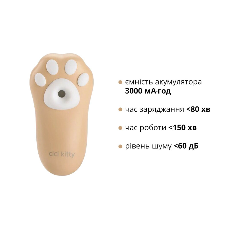 Вакуумний кліторальний стимулятор Otouch Cici Kitty